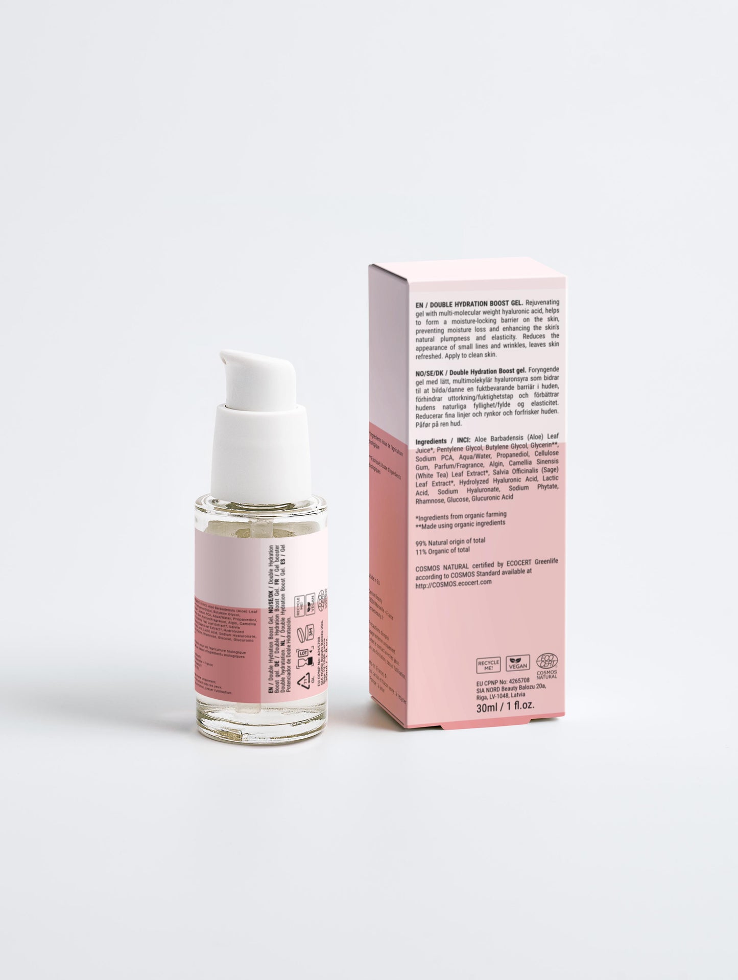 Gel Double Hydratation + Acide Hyaluronique — 30 ml
